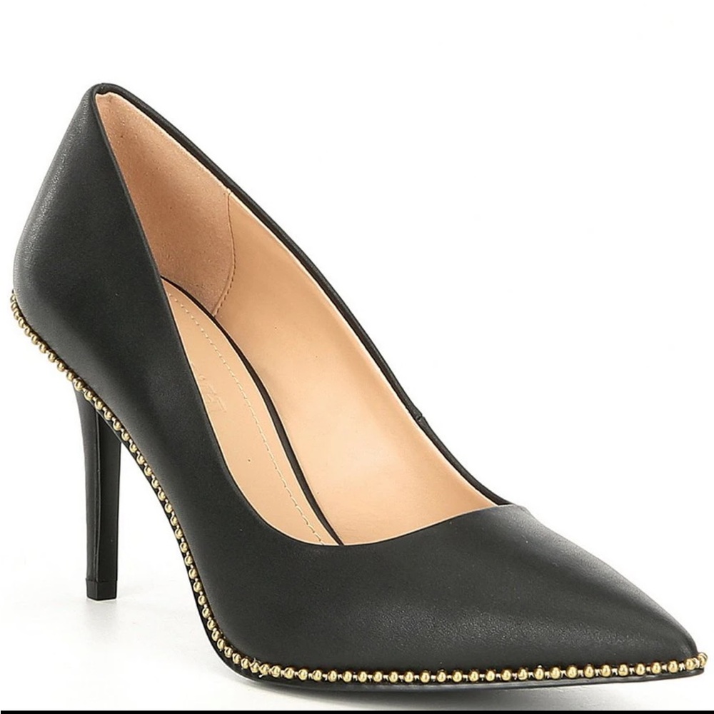 Coach Studded Leather Pumps